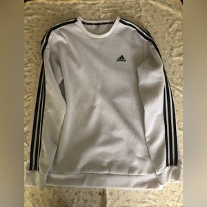 ADIDAS white crewneck